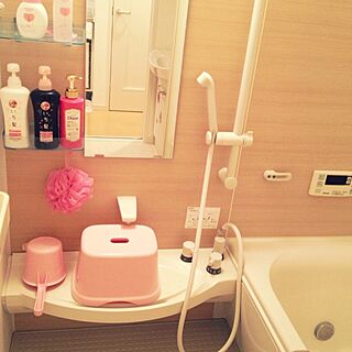 バス/トイレ/ピンク色のモノのインテリア実例 - 2013-08-01 23:11:24