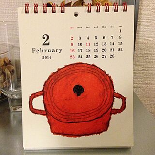 棚/カレンダー2014のインテリア実例 - 2014-02-02 06:49:32