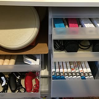 無印良品 ゲーム収納のアイデア おしゃれなインテリア実例 Roomclip ルームクリップ