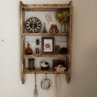 棚/DIY/IKEA/３coins/リメ缶...などのインテリア実例 - 2014-09-04 07:17:44