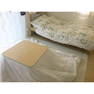 部屋全体/こたつカバー/こたつ/IKEA/一人暮らし...などのインテリア実例 - 2017-10-30 16:49:08