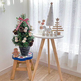 部屋全体/ホワイトクリスマスツリー/クリスマス/salut!/クリスマスツリー...などのインテリア実例 - 2023-11-15 21:34:43