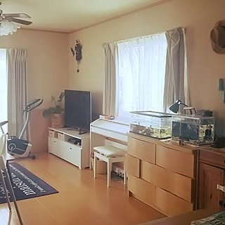 部屋全体/テイスト定まらず迷走中/おしゃれな家にしたい/建て売りだけど…可愛くしたい(^^;/自己満足でごめんなさい(^◇^;)...などのインテリア実例 - 2016-05-25 20:37:38