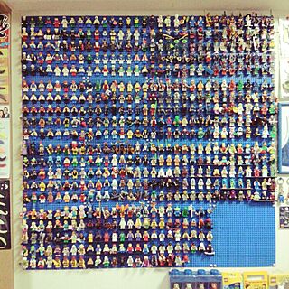 壁/天井/コレクション/フィギュア/レゴ/LEGOのインテリア実例 - 2015-08-06 17:25:41