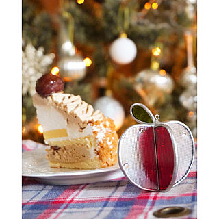 クリスマスケーキ/クリスマス/クリスマスインテリア/暮らしを楽しむ/ステンドグラス...などのインテリア実例 - 2020-12-26 09:39:02