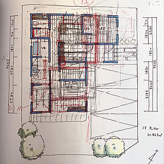 間取り1F/間取り図/間取り変更/部屋全体のインテリア実例 - 2020-09-22 15:55:11