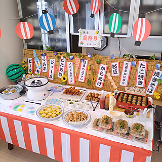 3coins WEB限定屋台セット　夏祭り 3coins WEB限定屋台セット 夏祭り スリコの『おうちで夏祭りグッズ』は