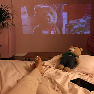 ベッド周り/これさえあれば、わたしの部屋/テッド/ted/映画のインテリアに憧れる...などのインテリア実例 - 2018-07-07 00:17:00