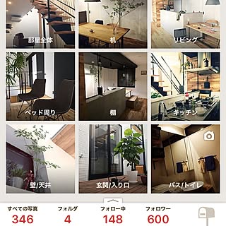 いつもイイね&コメありがとうございます/フォロアー様600人♪/吹き抜けのある家/中庭のある家/グリーンのある暮らし...などのインテリア実例 - 2017-06-23 13:39:01