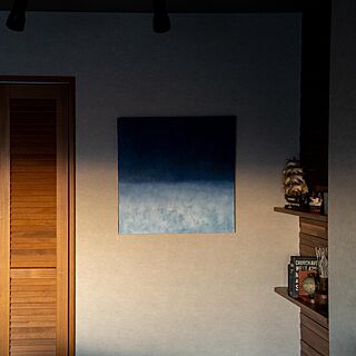 棚/抽象画/油絵のインテリア実例 - 2023-04-21 15:07:33