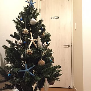 玄関/入り口/クリスマス/クリスマスツリー/ダルトン/西海岸インテリアに憧れ中...などのインテリア実例 - 2016-12-01 12:21:17