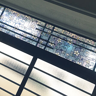 ステンドグラス/ステンドグラスシート/築40年/玄関/入り口のインテリア実例 - 2020-03-15 12:30:47