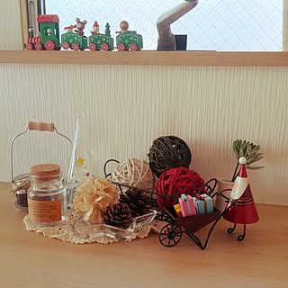 玄関/入り口/クリスマス/お金をかけずにインテリア/こどもと暮らす。/赤ちゃんのいる暮らし...などのインテリア実例 - 2016-11-20 11:54:43