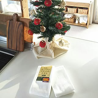 クリスマスツリー/natural kitchen/salut!/かご大好き♡/DIY棚...などのインテリア実例 - 2016-12-09 15:44:35