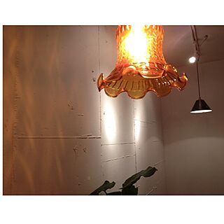 壁/天井/アンティーク/アンティークシェード/アンバーガラス/照明...などのインテリア実例 - 2013-06-03 21:40:02