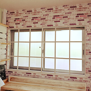 ベッド周り/新しい寝室/元作業部屋/壁紙DIY/窓枠DIY...などのインテリア実例 - 2021-06-07 11:56:23