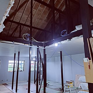 部屋全体/平屋/建設記録/新築建築中/新築戸建...などのインテリア実例 - 2023-04-20 09:43:24