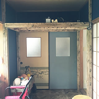 部屋全体/グレーテルのかまど風/子ども部屋 男の子/素人DIY/中古住宅...などのインテリア実例 - 2018-06-07 17:26:23