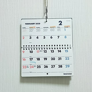リビング/カレンダー/カレンダー2020/innovatorカレンダーのインテリア実例 - 2020-02-17 01:52:41