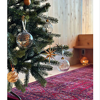 クリスマスツリー/オーナメント/クリスマスツリー150cm/ALANAYRUG/夕方の風景...などのインテリア実例 - 2022-11-19 21:19:22