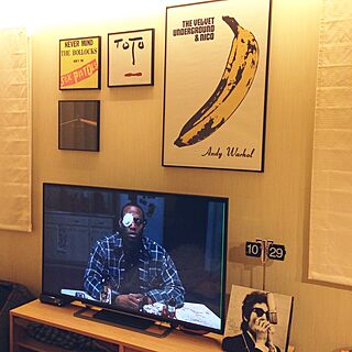リビング/レコードジャケット/IKEA/無印良品のインテリア実例 - 2016-01-21 22:31:11