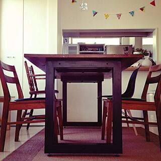 ダイニングテーブルの脚のインテリア実例 - 2013-05-24 08:39:07