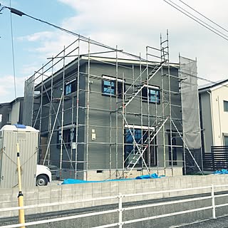 部屋全体/木造2階建て/2階建て/新築建築中/新築一戸建てのインテリア実例 - 2016-03-27 23:32:13