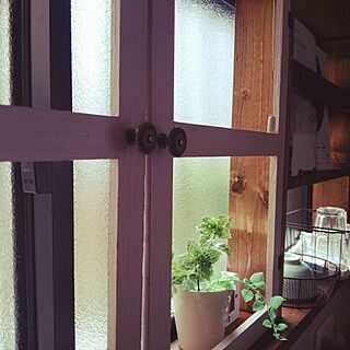 キッチン/ブックシェルフ/DIY/窓枠棚DIY/窓枠...などのインテリア実例 - 2014-06-27 11:38:41