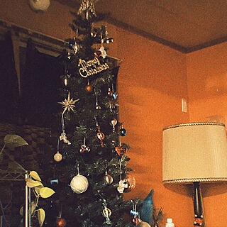 ランプシェード/ランプ/冬じたく/クリスマスツリー210㎝/クリスマスツリー...などのインテリア実例 - 2022-12-02 11:09:12