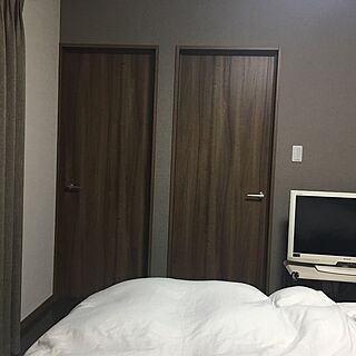 ベッド周り/アクセントカラー壁のインテリア実例 - 2017-02-19 20:59:17