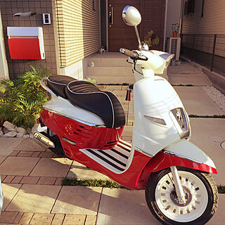 玄関/入り口/125cc scooter/アプローチ/玄関/PEUGEOT DJANGO...などのインテリア実例 - 2018-07-01 19:53:21