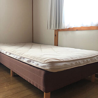 ベッド周り/寝室/モニター/my room/木...などのインテリア実例 - 2024-01-04 11:16:15