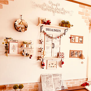 セリア クリスマス飾り付けの商品を使ったおしゃれなインテリア実例 Roomclip ルームクリップ