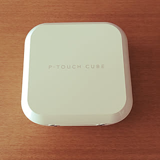 棚/P-touch cube/ピータッチキューブ/手作りラベル/ハンドメイド...などのインテリア実例 - 2018-04-06 17:07:29