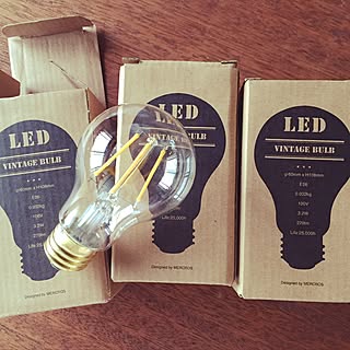 壁/天井/どこに飾ろうかな…❤︎/VINTAGE LED BULB/MERCROS/ペンダントライトのインテリア実例 - 2016-09-16 10:20:57