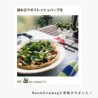 パセリ/バジル/手作りピザ/ベランダランチ/家庭菜園...などのインテリア実例 - 2020-08-27 19:20:21