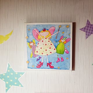 壁/天井/お気に入り♡/妖精さん/Wall sticker/お星様⭐のインテリア実例 - 2015-10-12 18:15:49