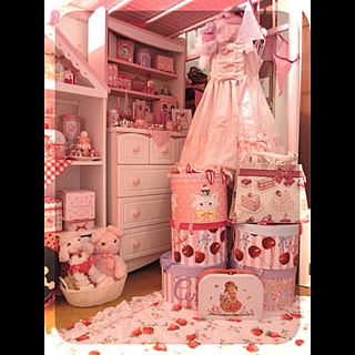 Angelic Pretty/帽子箱/ピンク/かわいい/部屋全体のインテリア実例 - 2015-11-21 22:28:47