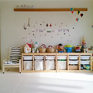 部屋全体/無印良品/イケア/トロファスト/子供部屋...などのインテリア実例 - 2015-11-30 12:54:06