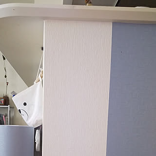 部屋全体/キッチンカウンター/剥がせる壁紙/不器用です( p_q)/RoomClipの出会いに感謝(^^)のインテリア実例 - 2021-04-27 17:56:41