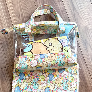 ハンドメイド プールバッグのおしゃれなアレンジ・飾り方のインテリア 
