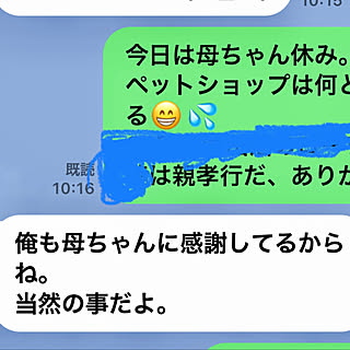 インテリアじゃなくてごめんなさい/二男くんとのLINE/平日休み/こどもと暮らす/2人と2匹暮らし...などのインテリア実例 - 2023-03-09 11:02:38