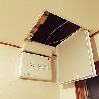 玄関/入り口/点検口/DIY/電気工事/電気工事士もってますっ！...などのインテリア実例 - 2015-12-25 22:14:12