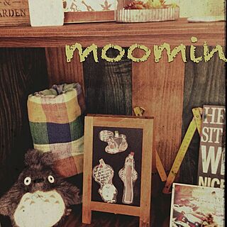 棚/salut !/300円SHOP/ポストカード/Moomin Stickers...などのインテリア実例 - 2013-12-04 09:08:52