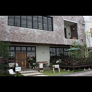 玄関/入り口/ WOODPRO Shop & Cafe /エイジング塗料/足場板のインテリア実例 - 2016-02-02 21:02:33