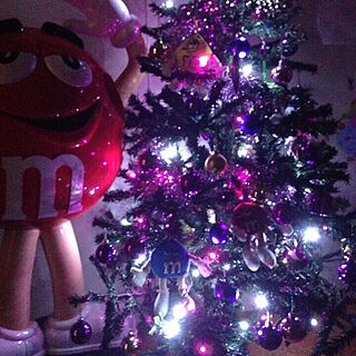 クリスマスツリー/m&m's/ごちゃごちゃが落ち着く/雑貨のインテリア実例 - 2014-12-22 13:41:06