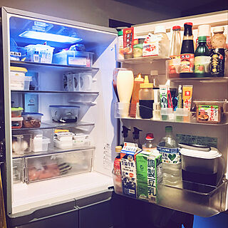 冷蔵庫/冷蔵庫収納/冷蔵庫の中/キッチンのインテリア実例 - 2022-04-27 20:56:29
