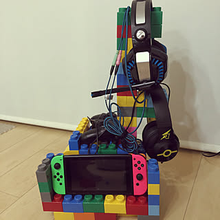 SWITCH/ヘッドセット/ブロック/子ども部屋収納/DIY...などのインテリア実例 - 2020-09-15 03:21:19