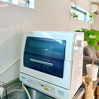 パナソニック食洗機/観葉植物/キッチンのインテリア実例 - 2021-05-25 17:37:11