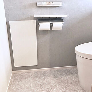 トイレ 埋め込み収納のアイデア おしゃれなインテリア実例 Roomclip ルームクリップ
